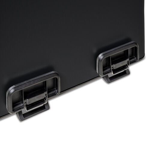 Abfallbehälter Tom 60l (2x30l) Abfalltrennung 2 Fächer schwarz