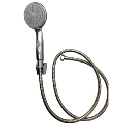 Shower head set - including hose and fixing hook metal