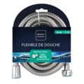 Flexible de douche métal chromé 2 mètres