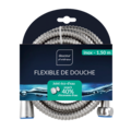 Flexible de douche métal chromé 1,5 mètre économe en eau par 6 pièces