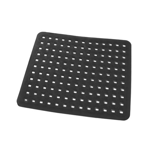 Wicotex Tapis d'évier Lavello Quadro Black 28x31.5cm