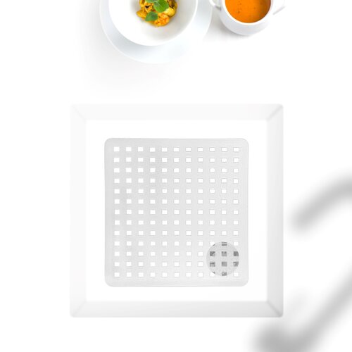 Wicotex Spülbeckenmatte Lavello Quadro Transparent 28x31,5cm