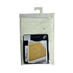 Duschmatte Anti-Rutsch für Dusche weiß 55x55cm