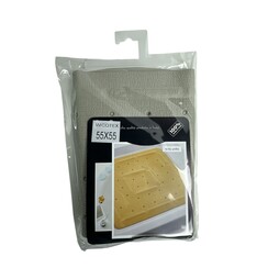 Douchemat-douche antislip voor douche grijs 55x55cm