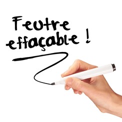 Plakfolie - Plakplastic Schoolbord Wit 45cm x 2mtr. rol