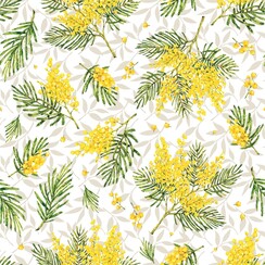 Tafelzeil 5081-01 Mimosabloem