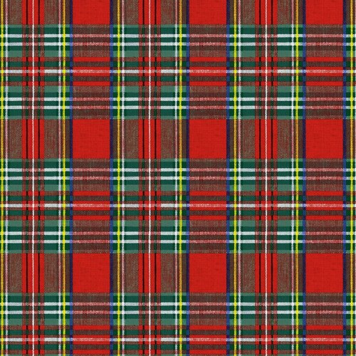 Oilcloth 5073-01 Scots check Red Green