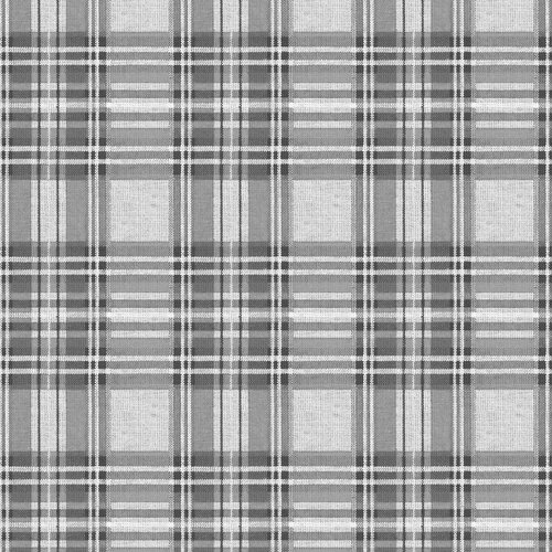 Wachstuch 5073-01 Schottenkaro Grau