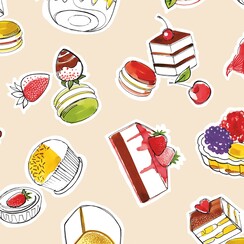 Oilcloth 5069-01 Cake