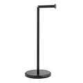 Metal swivel toilet roll holder, black. Available in packs of 6