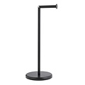 Toilettenpapierhalter Metall drehbar Schwarz