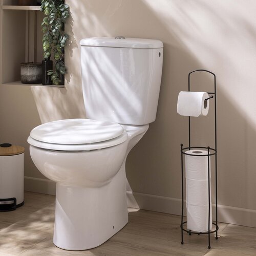 Toiletrolhouder Metaal Zwart