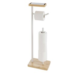 Porte-rouleau de toilette Filano Metal plus Bamboo White