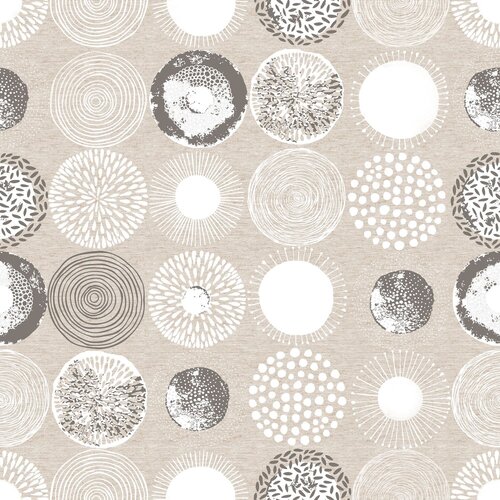 Tissu de table enduit Oniric nature Econova