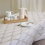 Tissu de table enduit Camille Taupe
