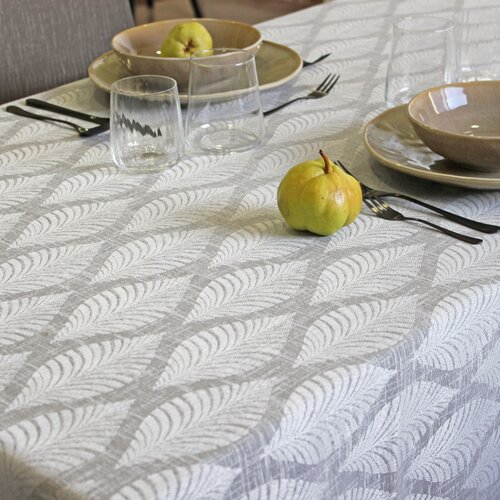 Coated Table Linen Camille Grey
