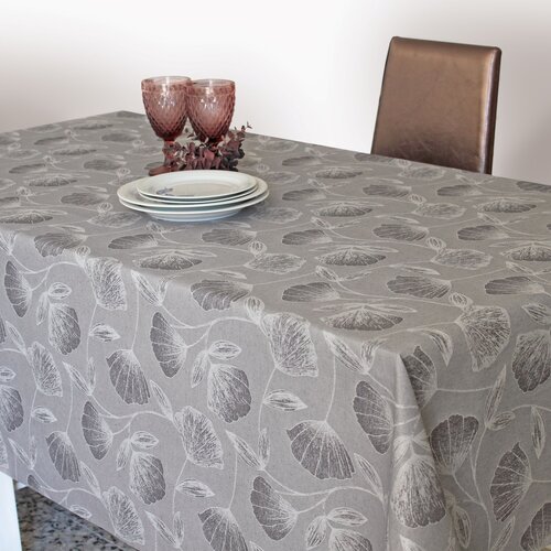 Tissu de table enduit Vega Gris