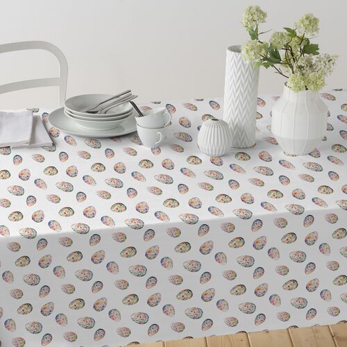 Tissu de table enduit Œuf de Pâques