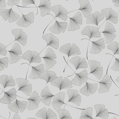 Gecoat Tafeltextiel Ginko Grijs