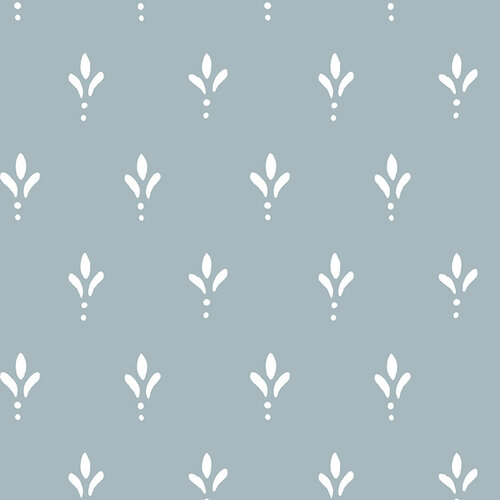 Tissu de table enduit Lunel Aqua