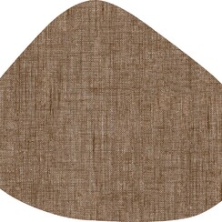 Placemats Luxx curved Chocolade