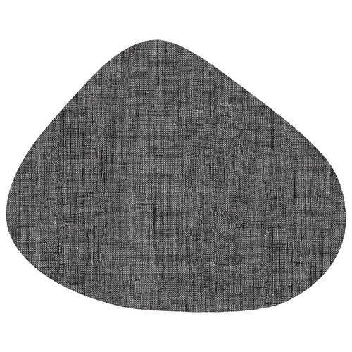 Placemats Zak curved Zwart MINIMALE BESTELEENHEID 12 STUKS