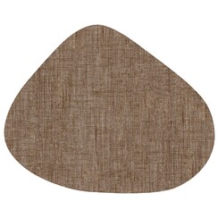 Placemats Zak curved Chocolade