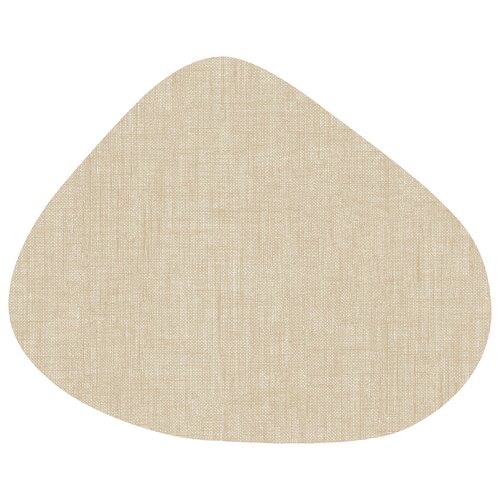 Placemats Zak curved Zand MINIMALE BESTELEENHEID 12 STUKS