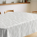 Alma Silver Tablecloth