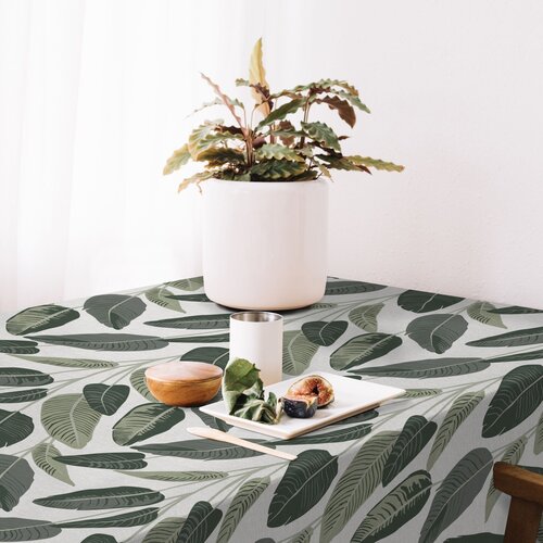 Tischdecke Naturgrün