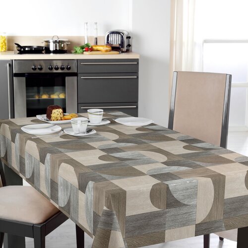 Tafelzeil Hout Bruin