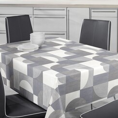 Tablecloth Wood Grey