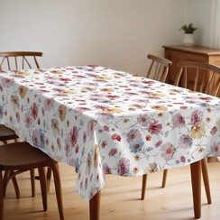 Tischdecke Blume Pink