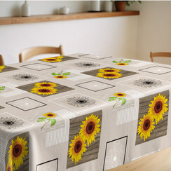 Oilcloth Sunflower Sand Colour