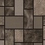 Tischplane Lederblock Grau