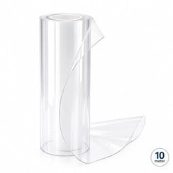 Transparente Tischplane, 2,0 mm dick, 100 cm x 10 m
