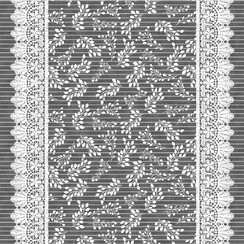 Watermat-Aquamat op rol Kant Grijs 65 cm x 15 m