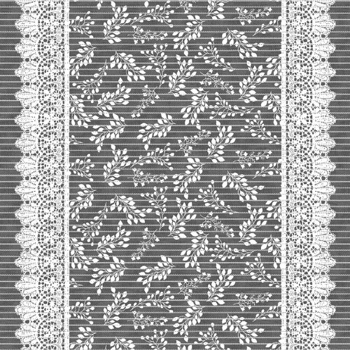Watermat-Aquamat op rol Kant Grijs 65 cm x 15 m