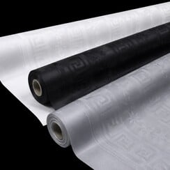 Tafelpapier op rol Damast 120cmx8m Mix kleur uni