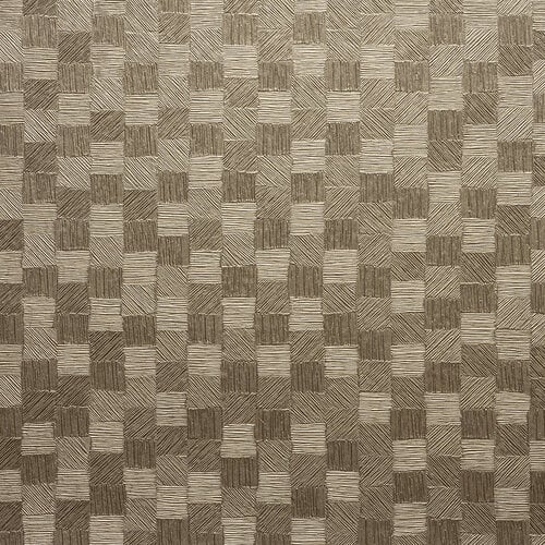 Nappes Polyline Dijon Taupe, rouleau de 20 mètres