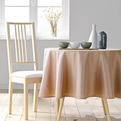 Tafellaken-Tafelkleed- Essentiel Blush rond 180 cm