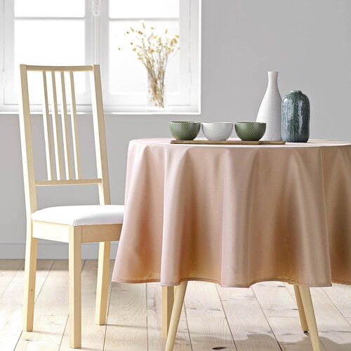 Tablecloth – Essentiel Blush, round, 180 cm