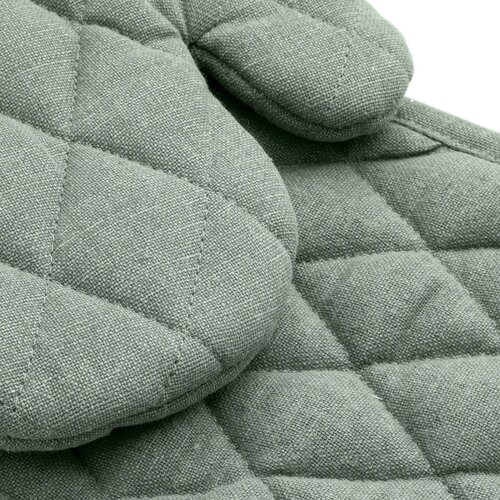 Wicotex Ovenhandschoen 30x18cm plus Pannenlap 19x19cm Mint Bestelbaar per 6 stuks