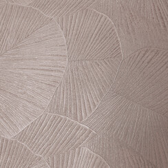 Tischtextil Polyline Japon Taupe 20 Meter Rolle
