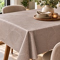 Tafeltextiel Polyline Japon Taupe 20meter rol