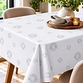 Tischtextil Polyline Hanoi Weiß - 20-Meter-Rolle