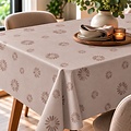 Tischtextil Polyline Hanoi Taupe 20-Meter-Rolle