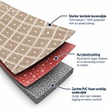 Keukenloper op rol 52cm x 30 meter Martina Beige – Antislip