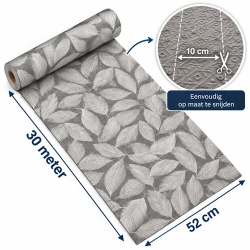 Keukenloper op rol 52cm x 30 meter Pascual Grijs – Antislip