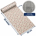 Keukenloper op rol 52cm x 30 meter Hartjes – Antislip
